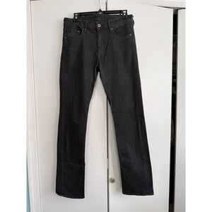 H&M &Denim Women's Straight Black Jeans Size‎ 31/32 Grunge Y2K Streetwear